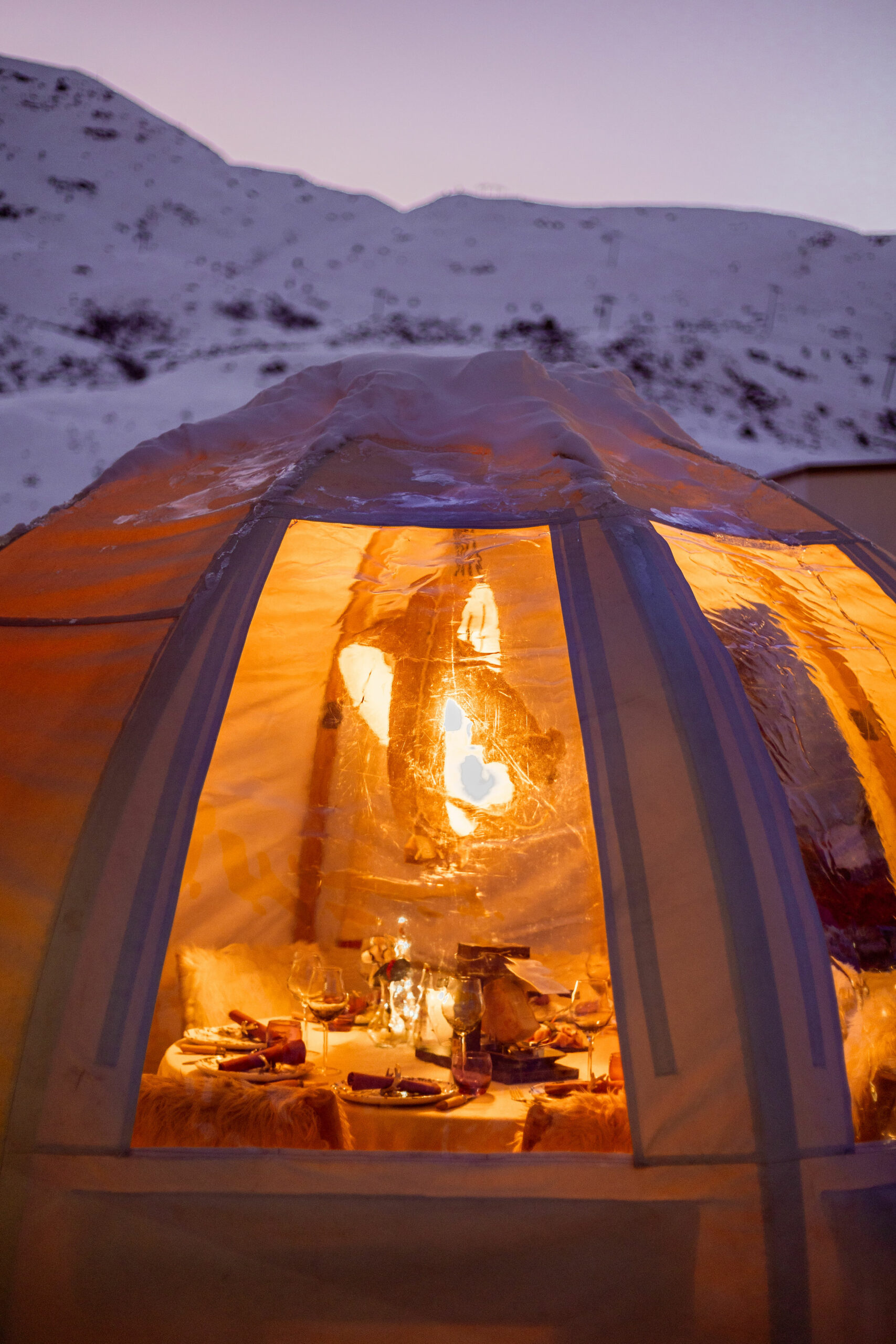 Restaurant igloo les menuires