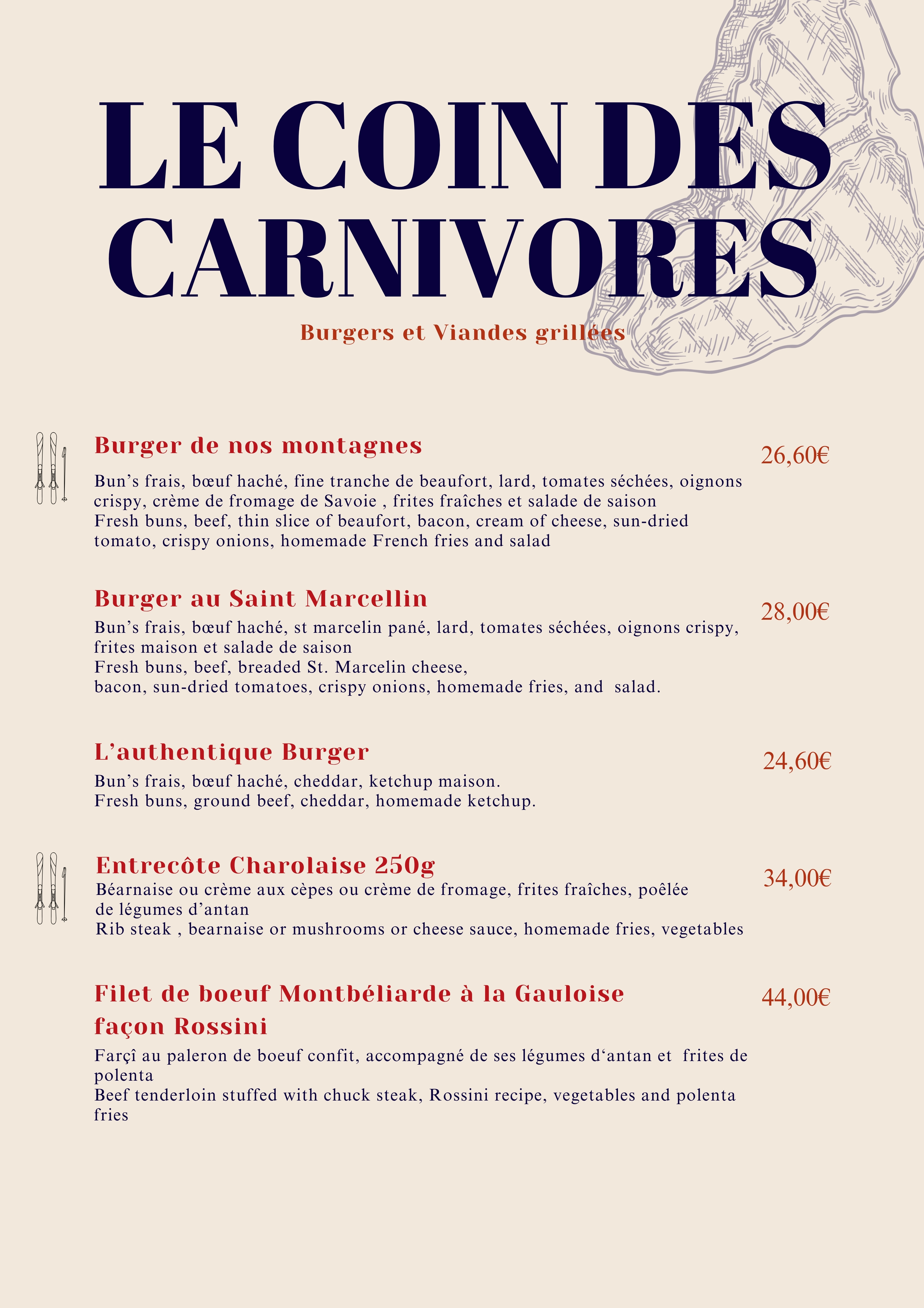 18 restaurant les menuires