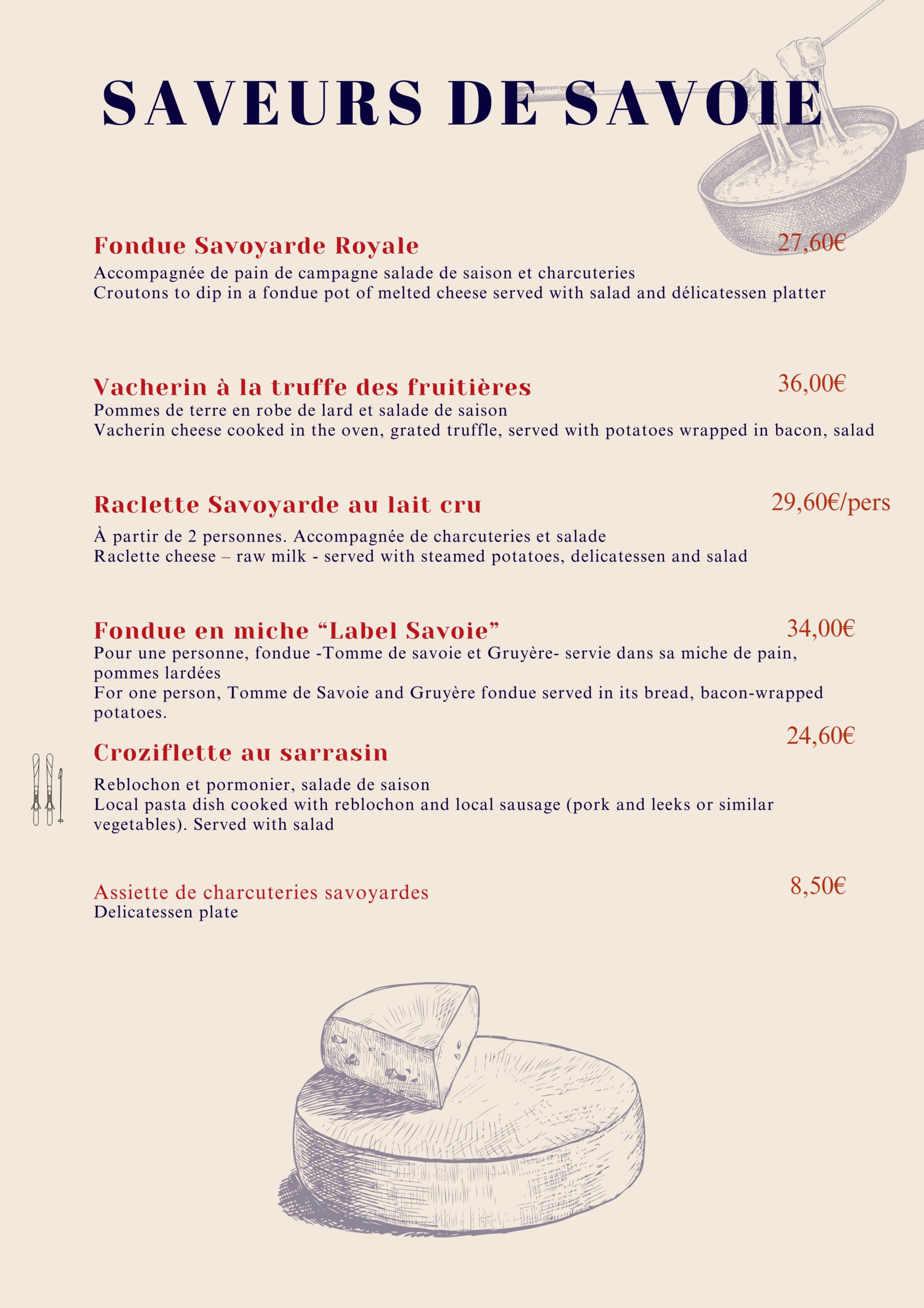 21 Traditional restaurant les Menuires