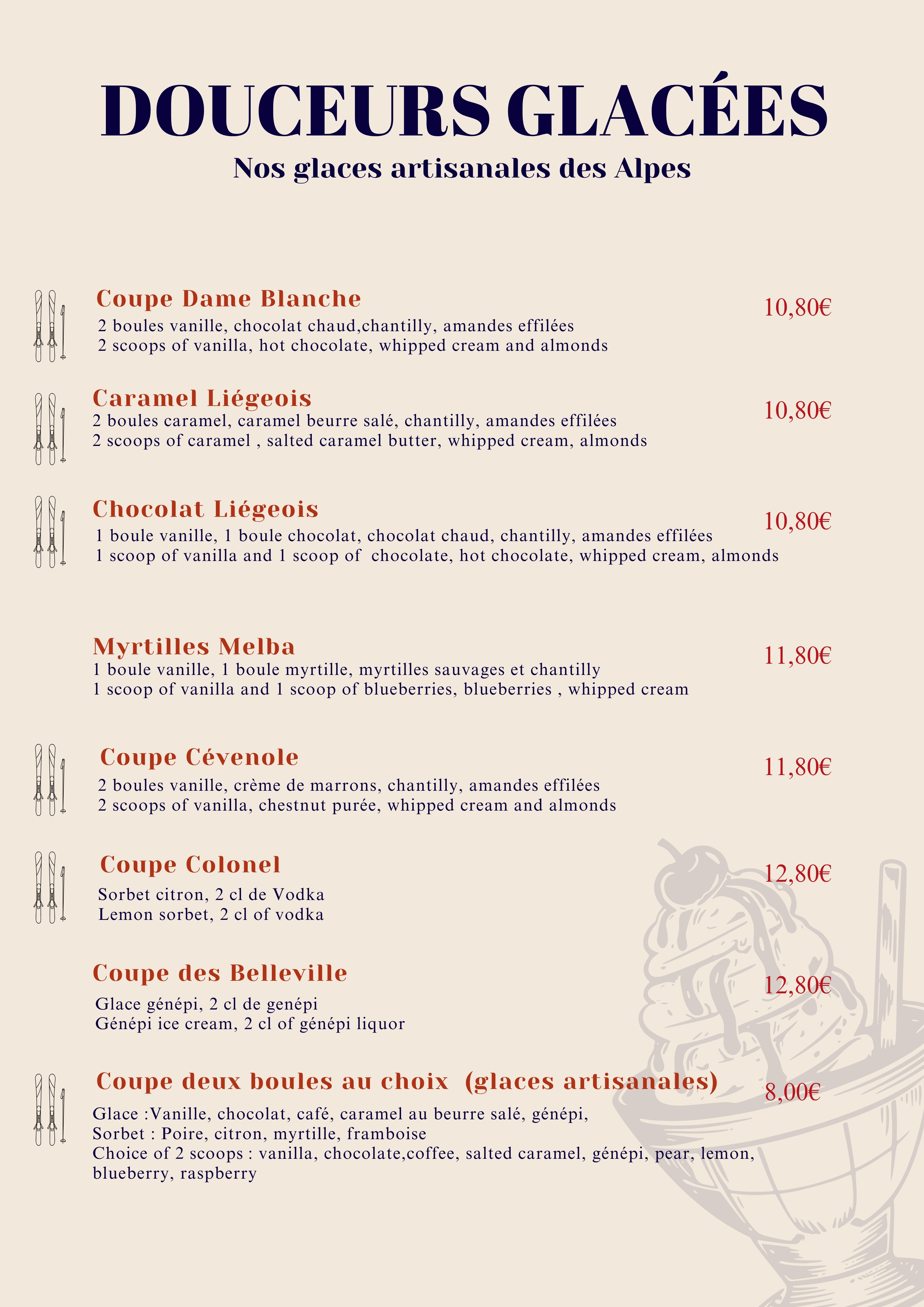 23 Traditional restaurant les Menuires